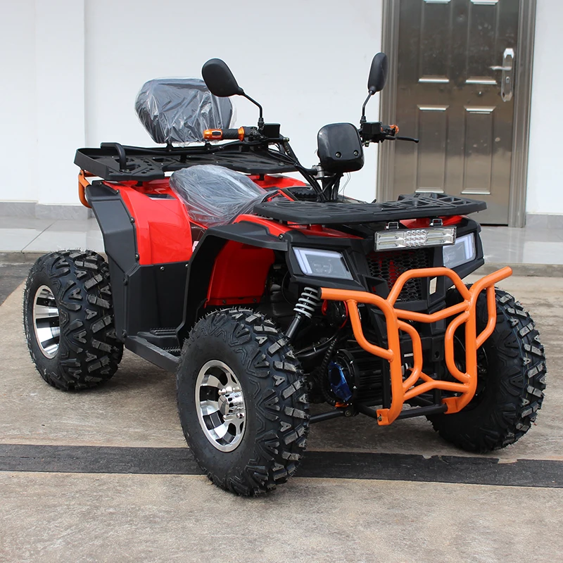 Electric Off-Road ATV 4000W 4WD 4 Wheeler with Rocker Suspension All-terrain Vehicle Shaft Drive Differential Lock Drive