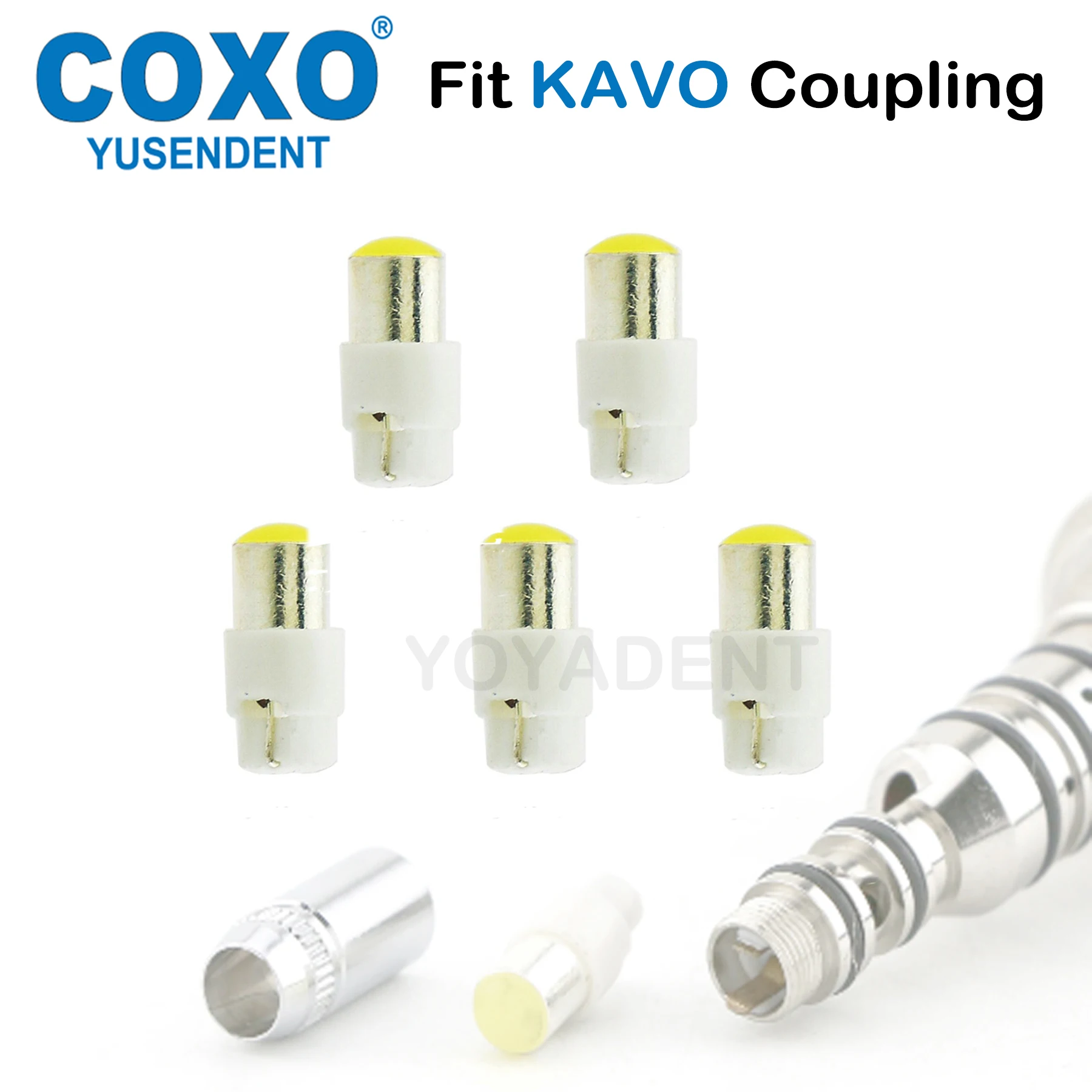 

For KAVO High Speed Handpiece COXO Lamp Bulb LED Bulb Coupling Coupler Dental Handpiece Accessories