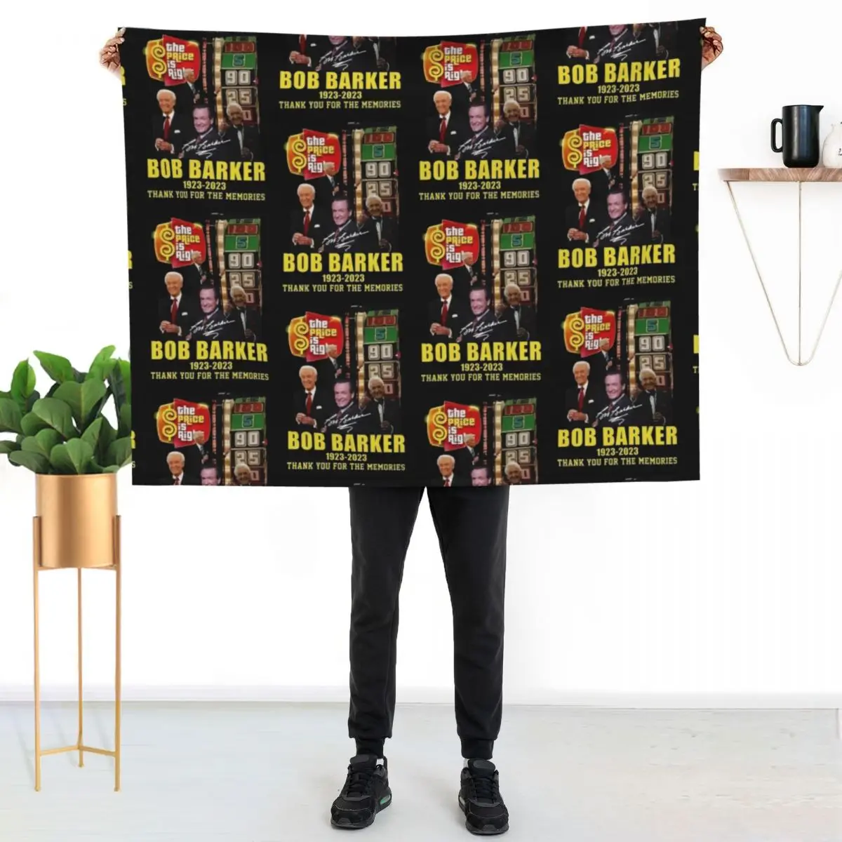 The Price Is Right Bob Barker 1923 Throw Blanket Lightweight Warm Blanket for Indoor Outdoor Use