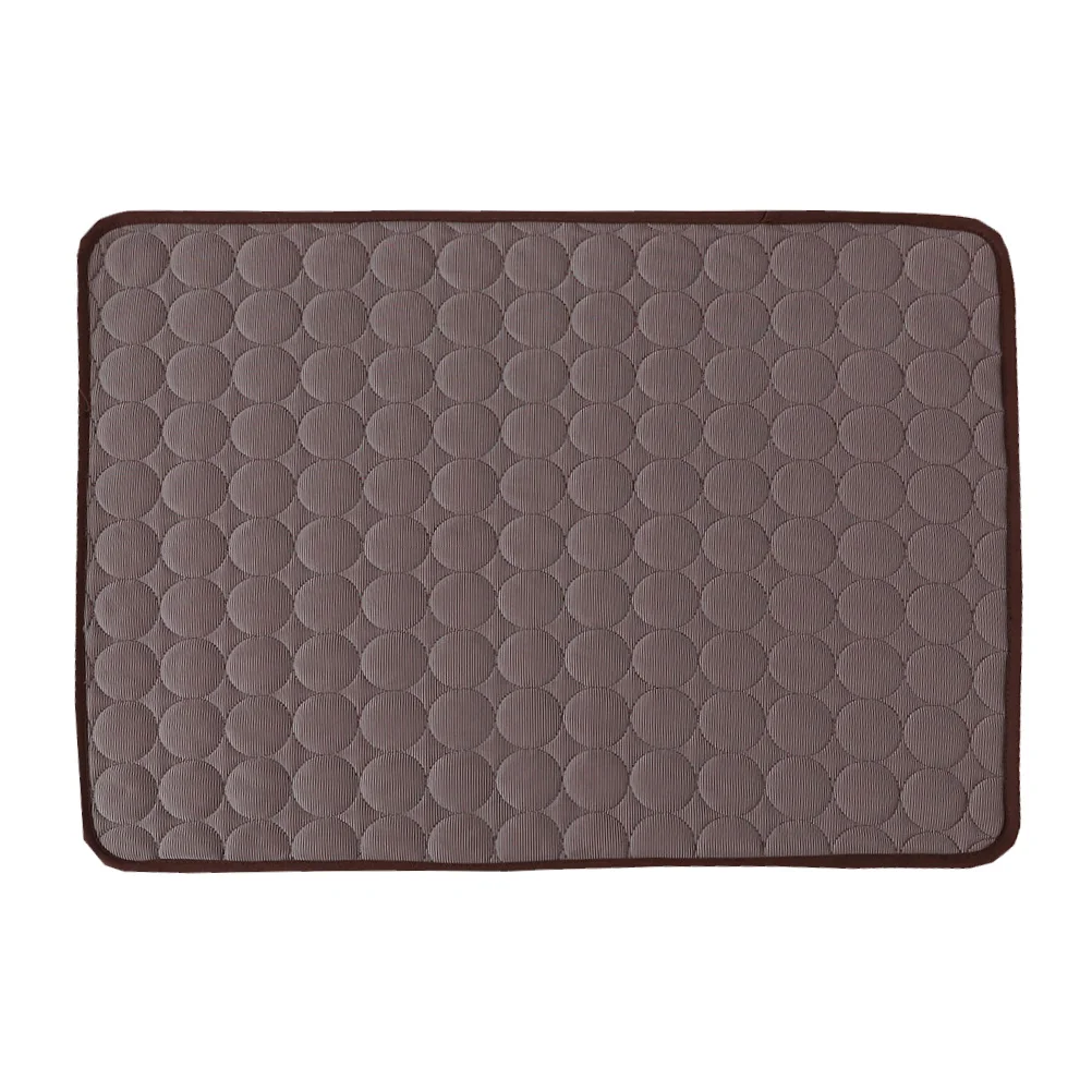 

Summer Cooling Mat Pet Dog Cat Bed Xl Coffee Smooth Surface Breathable Cozy Foldable for Crate Kennel Car Travel