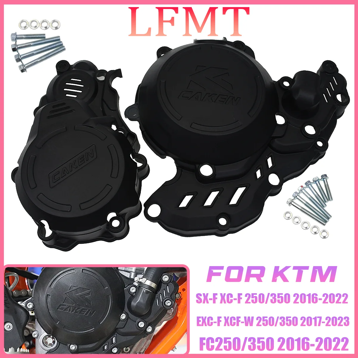 

Motorcycle Ignition Guard Cover Clutch Protector For Husqvarna FE250 FE350 FE350S For KTM EXC-F EXCF250 EXCF350 XCFW 2017-2023