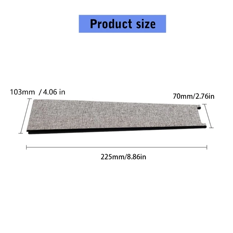 Foldable Headphone Stand for Desktop Fabric Offering Gentle Touch Protections Stable Support and Portable Feature 83CE