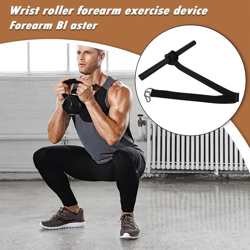 المهنية المعصم الأسطوانة الساعد المدرب بأمان كابل قبضة قوة منشئ للمنزل الصالة الرياضية رفع الأثقال حبل الخصر الأسطوانة