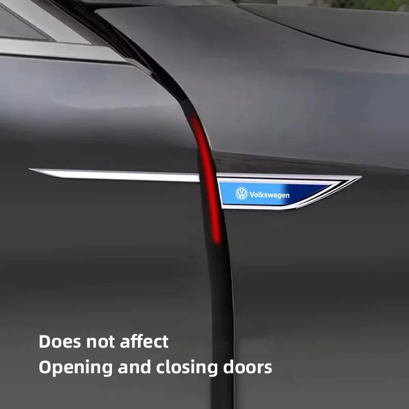 

Creative Car Metal Mudguard Sticker Auto Body Decal Decoration For VW GTI Golf5 Tiguan Jetta Transporter Passat CC Touran Arteon