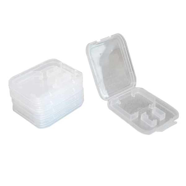 

5Pcs Transparent PP Plastic Memory Case Holder for Cards Micro Card Storage Organizer Case Memory Holder