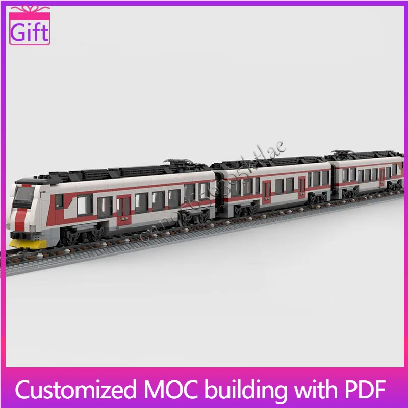 

City Engineering Series Building Block MOC 1948PCS Black Cheetah Train Model Children Educational DIY Assembly Set Birthday Gift