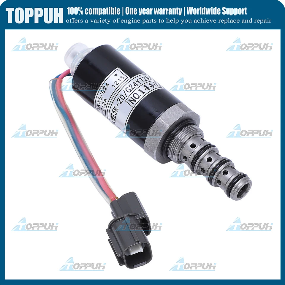 

KWE5K-20/G24Y12A YN35V00005F2 Hydraulic Solenoid Valve For Kobelco SK200-2