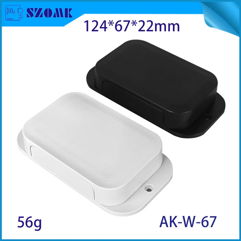 ABS Plastic Flang Enclosure for Wireless Network Data Logger Project Case Wall Mounting Wifi Electronics Controller AK-W-67