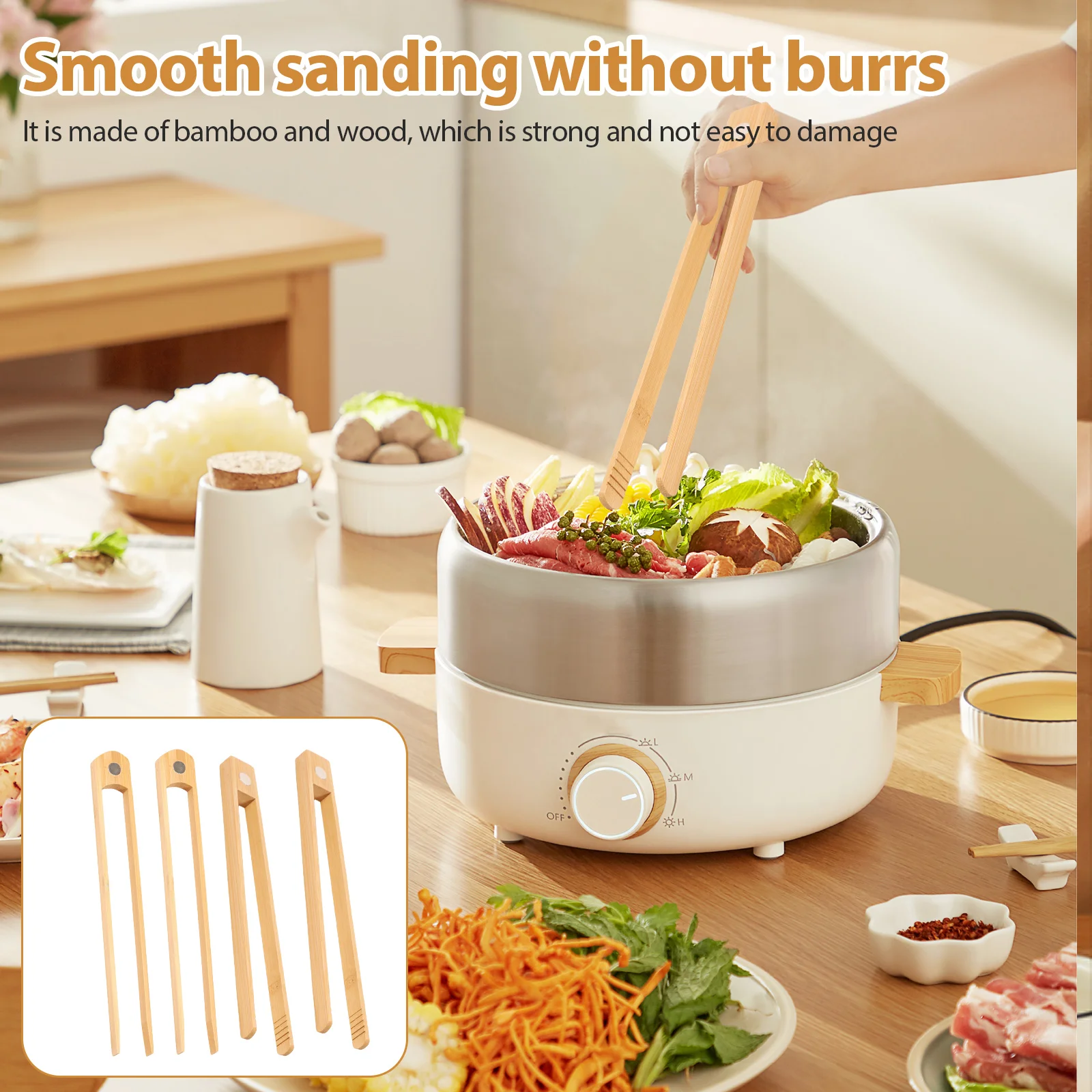 Bamboe Broodrooster Tong Set G - Home Cooking Set recensie en prijs