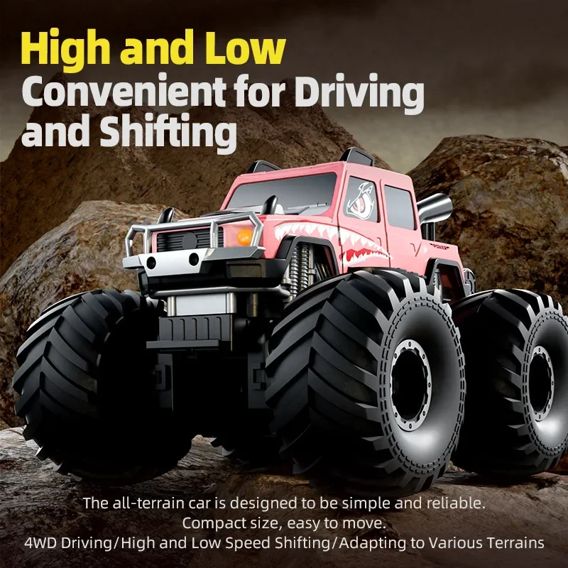 JJRC Q215 Children's RC Car 4WD Bigfoot King of Monsters Off-Road Amphibious Toy Vehicle for Land & Water Climbing Birthday Gift