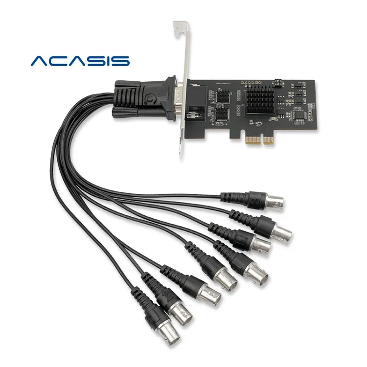 New Acasis AHD To PCIE Video Capture Card 8 SDI Channel HD Video Capture Internal Card For Live Streaming Support VMix OBS Ps5