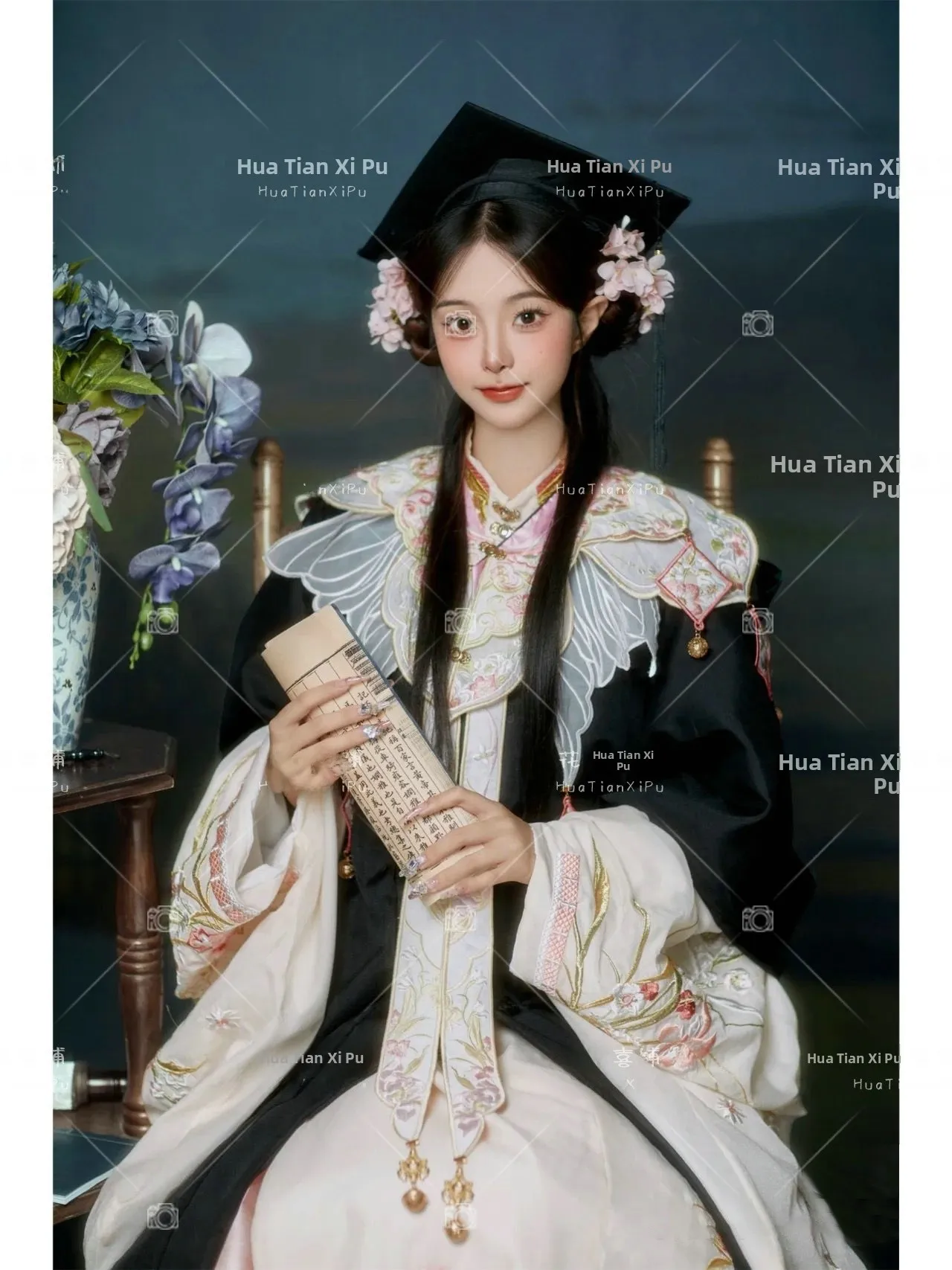 

Новое свадебное платье в китайском стиле, заколка для волос, юбка-мамянь, мантия выпускника, женская одежда для выпускной церемонии