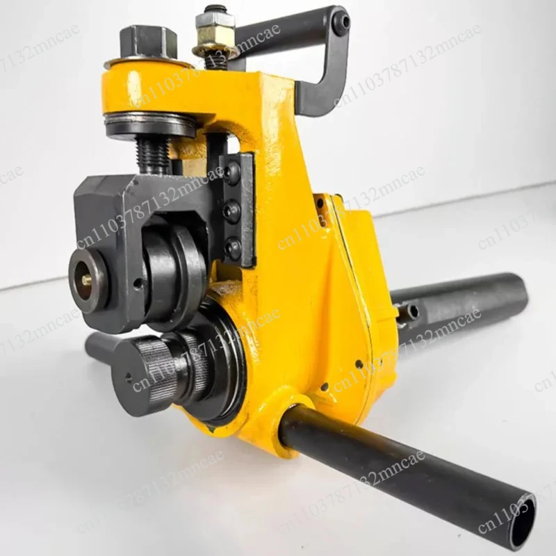 50-165mm Manual Pipe Groove Machine Portable Stainless Steel Depth Adjustable Edge Machine