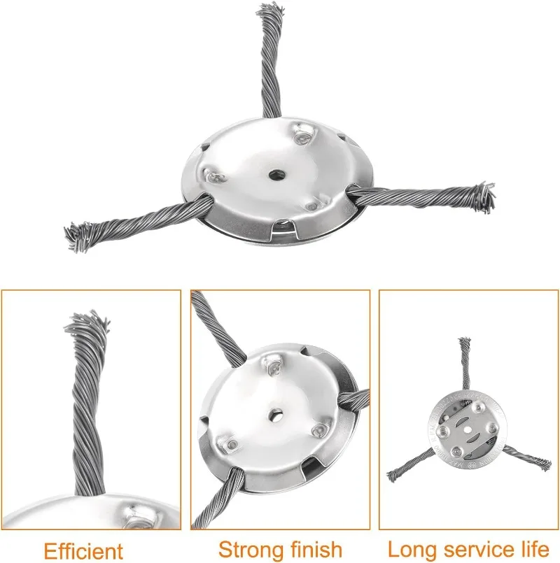 Universal Steel Wire Lawn Mower Blade Accessories Trimmer Head Home Garden Tidying Weed Control ToolsWeeding Machine Grass