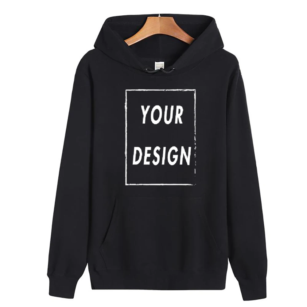 300g pure cotton hoodie custom design, personalized logo, long sleeved new men's and women's universal large casual sports sweat