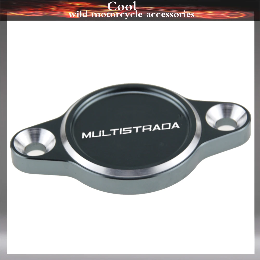 Motorcycle CNC Accessories Engine Oil Filter Cover Cap WITH LOGO For Ducati Multistrada 1200 1100 1000 620
