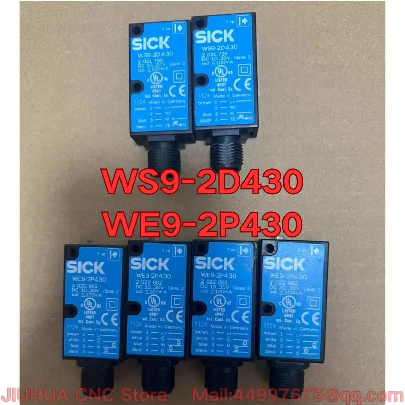Second-hand WS9-2D430 WE9-2P430 photoelectric sensor function test is norma Latest quotation in September 2026