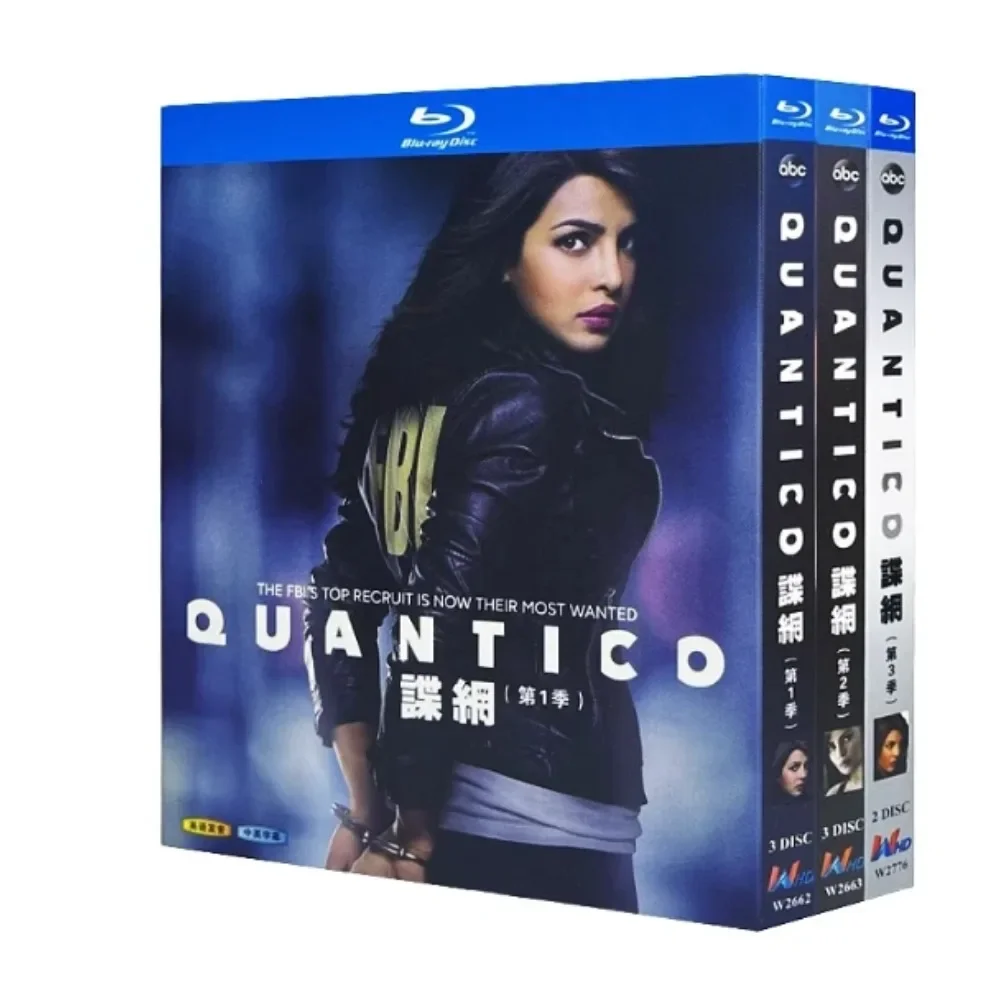 Quantico Season 1-3 (2018) 8-discNew Sealed Box Set Blu-ray BD