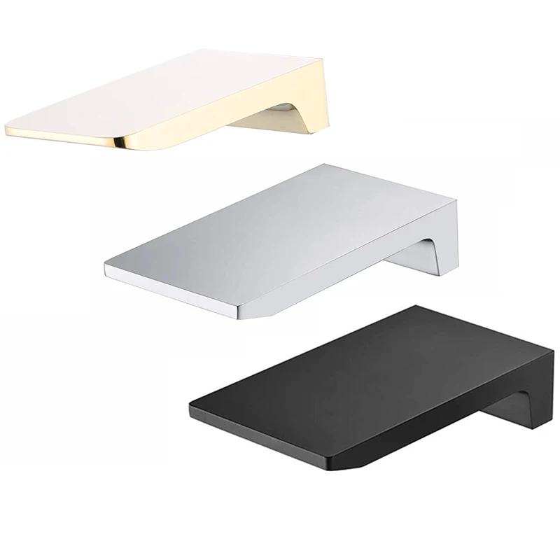 BAKALA Wholesale And Retail Wall Mounted Bathroom Tub  Waterfall Spout Square-Round Faucet Spout Chrome Finish Brass Spout