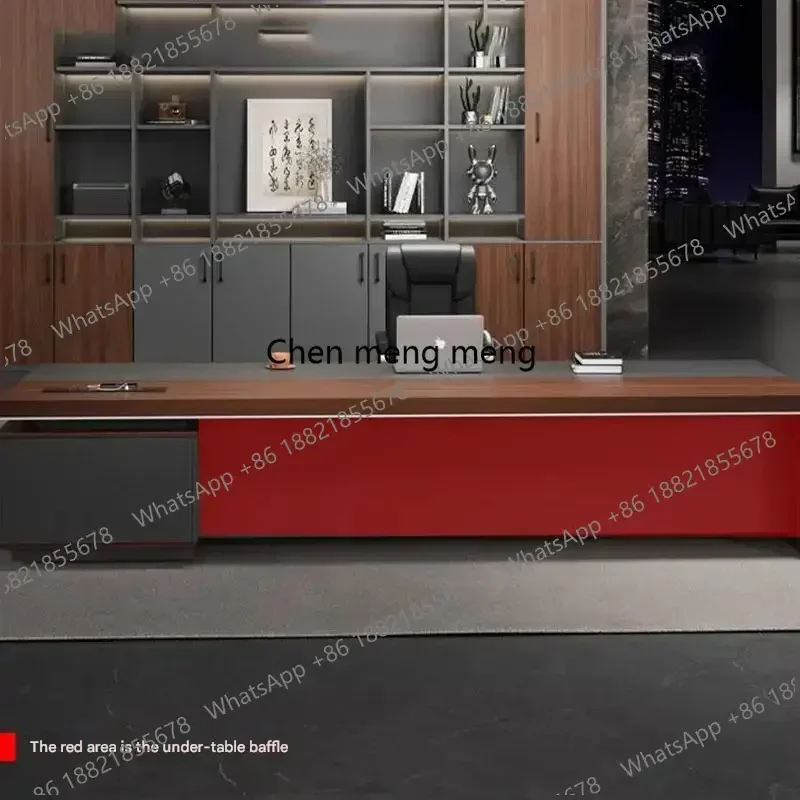 zK178Conference Office Desk Study Office Tables Desk Minimalist Organizer Conference Multifunction Reception Biurko Home Furnitu
