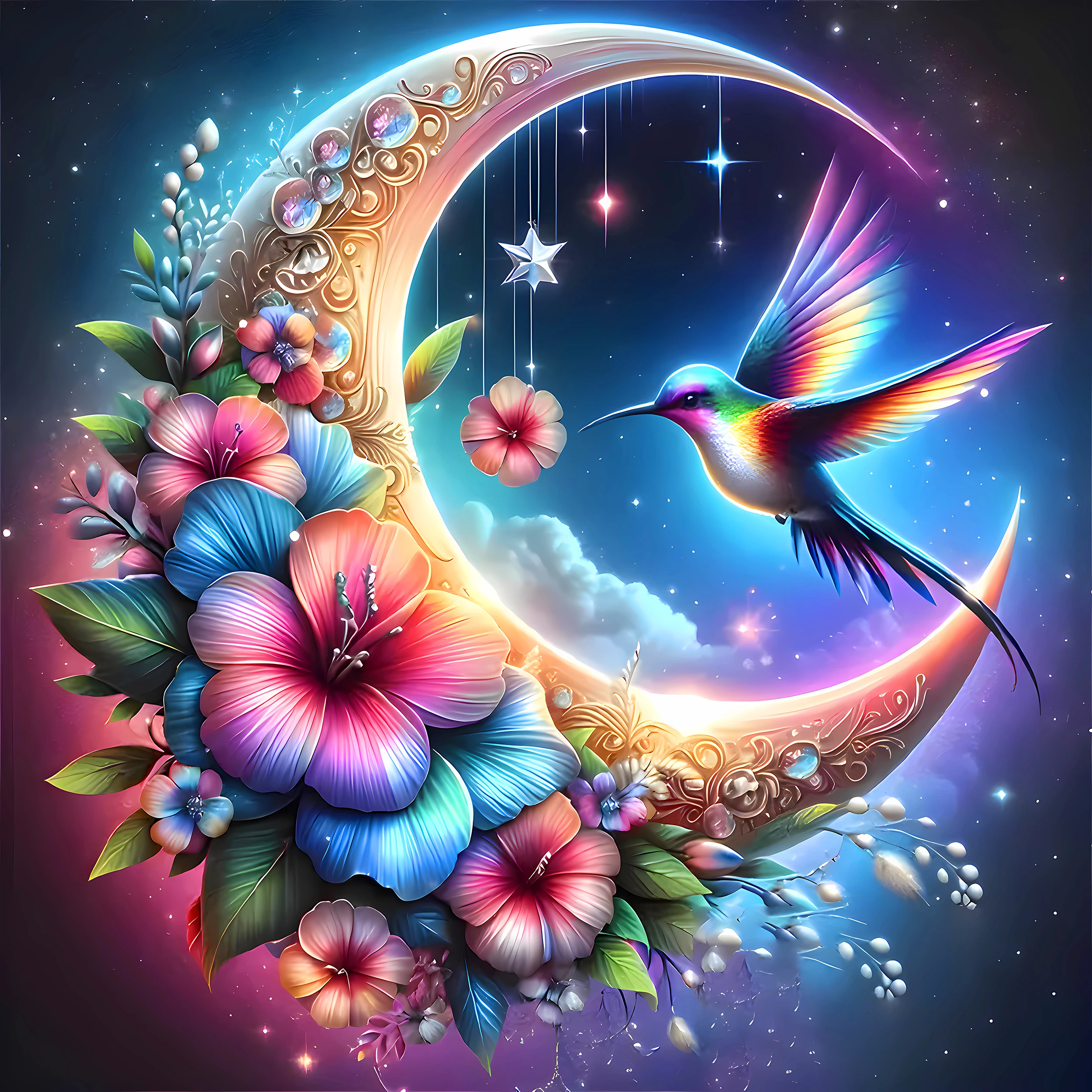 Moon and Bird Wooden Puzzle, Uniquely Irregular Animal Shaped Wooden Jigsaw Puzzles, Perfect Birthday Holiday Gift, Party Games