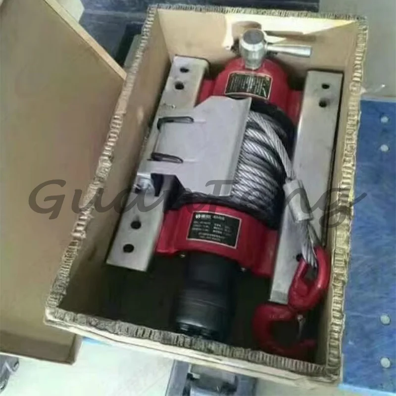 4T Hydraulic Winch is Equipped With Double Balance Valve block, small size, large pulling force, high speed and large braking