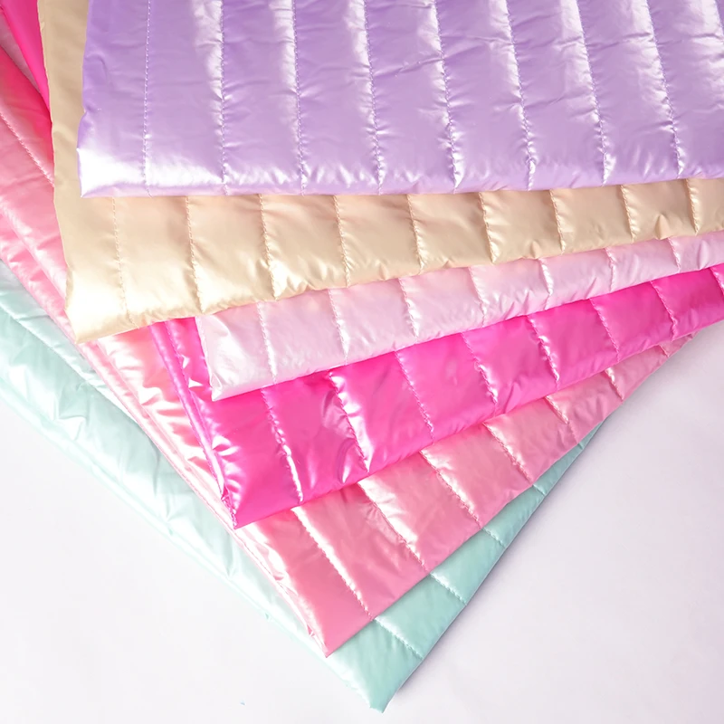 New Embroidered Quilted Fabric Polyester Clothing Fabrics Quilting Process Makeup Bag Handbag Diy Sewing Pencil Case Cloth