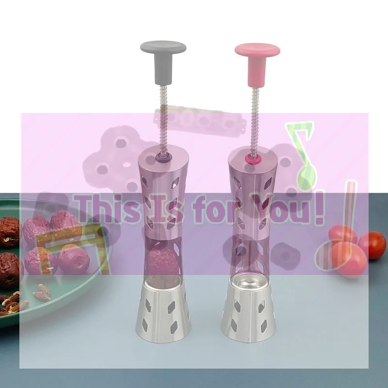 【MA】Jujube Corer Reused Convenient Anti-slip Cozy Grip Denucleator For Home Baking Healthy Snack Making Tool