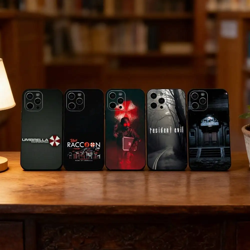 

Resident Evil Phone Case For iPhone 17, 16,15,14,13,12,11 Plus,Pro Max, Others Soft Black Cover