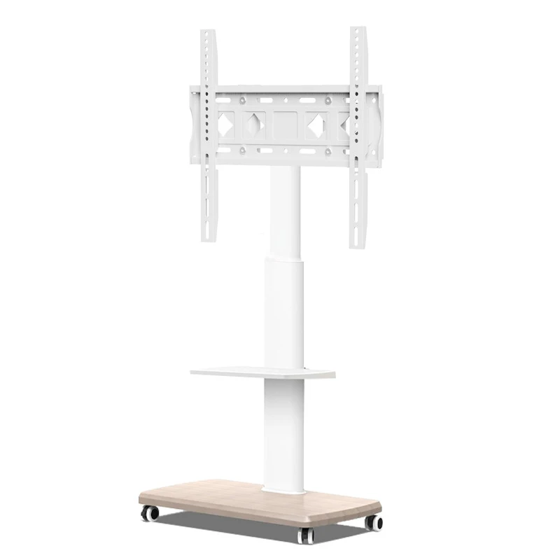 Best-Selling Floor-Standing TV Mount - Height-Adjustable Wheeled TV Cart for 32-65' TVs - Home Entertainment Stand