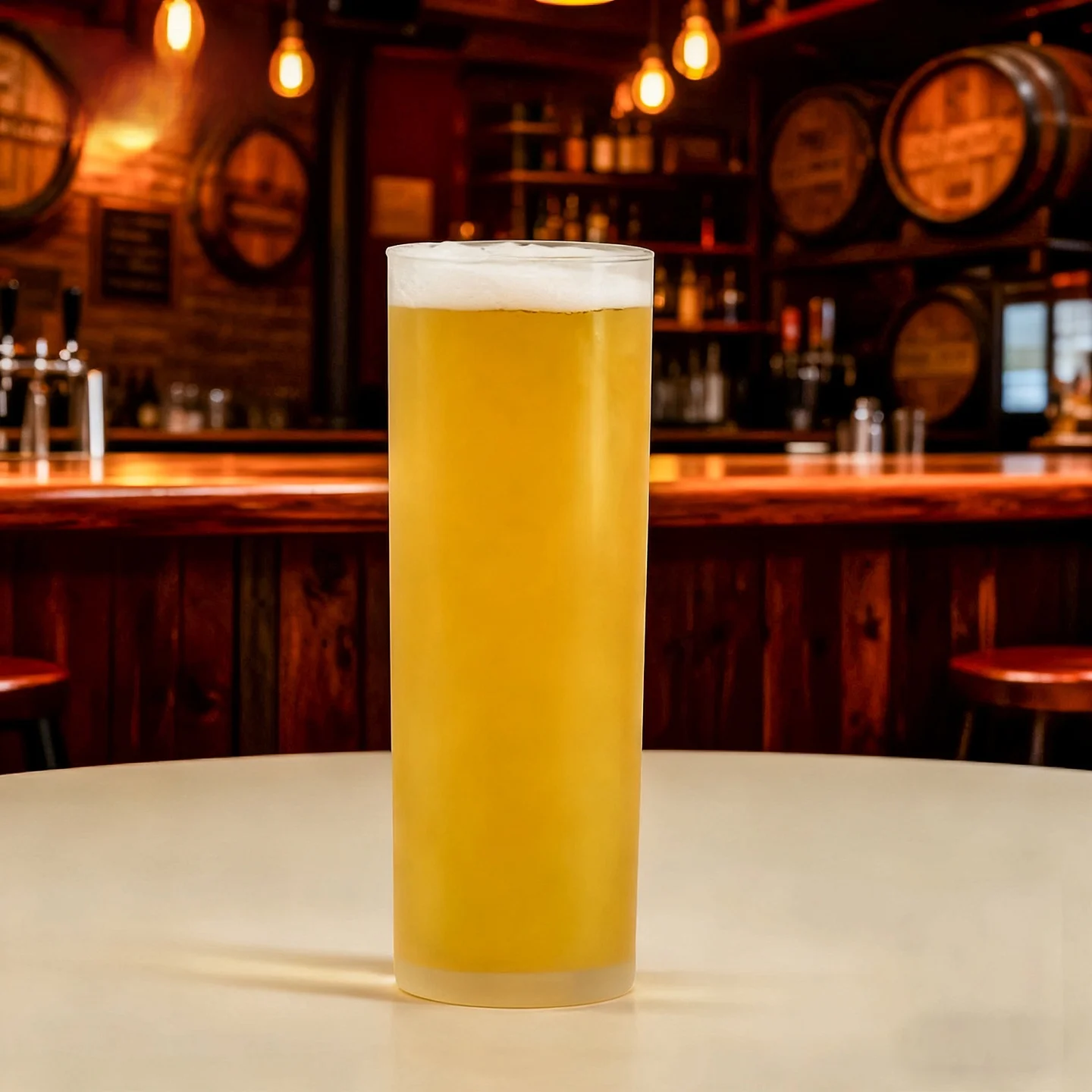 

Rastal Craft Beer Glass Straight Body Collins Wave Cup Cocktail Glass Crystal Glass Beer Mug Customizable Logo Printing