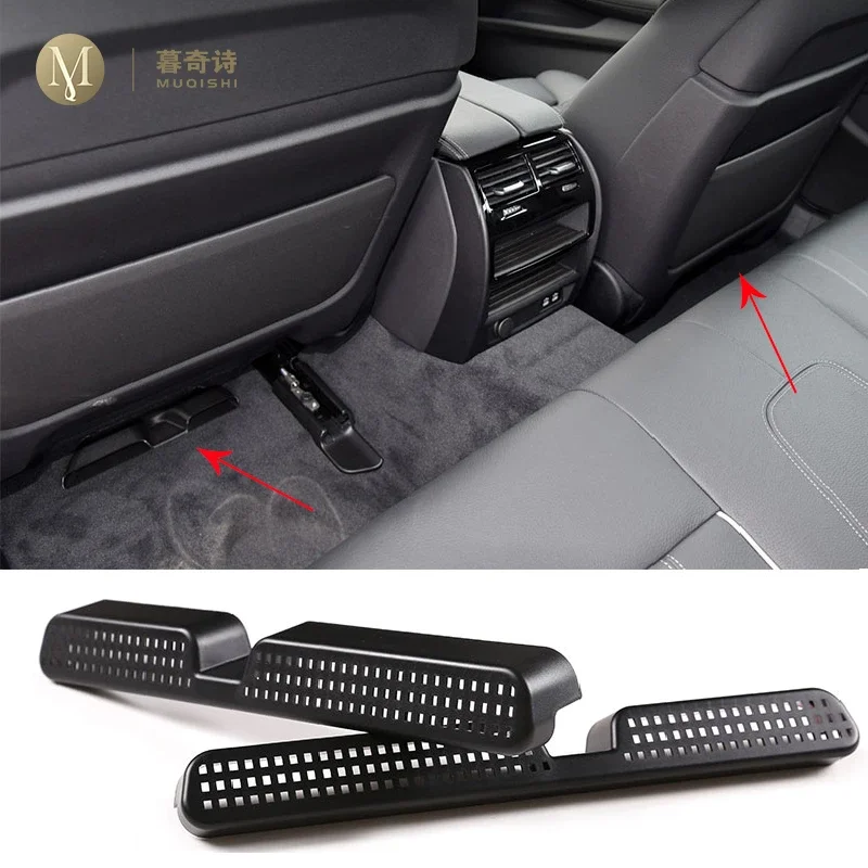 For BMW G30 G31 Series 5 2018-2023 Car ventilation mask rear seat air conditioning vent protection cover dust accessories refit