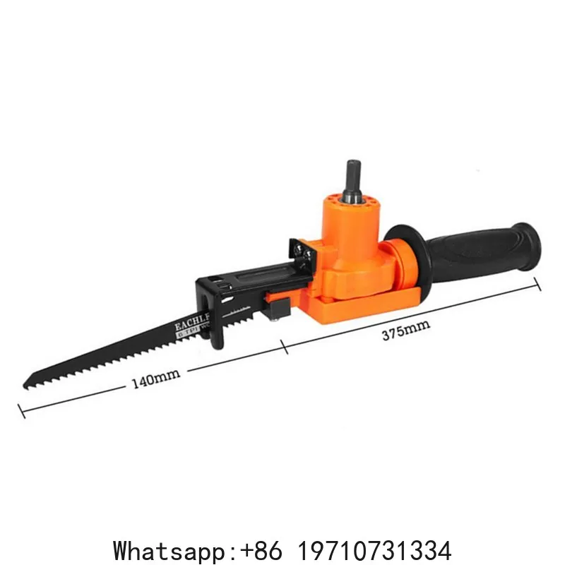 Reciprocating Saw Adapter Electric Drill Converter Portable Handheld Modified Woodworking Hand Tools Metal Cutter Saw