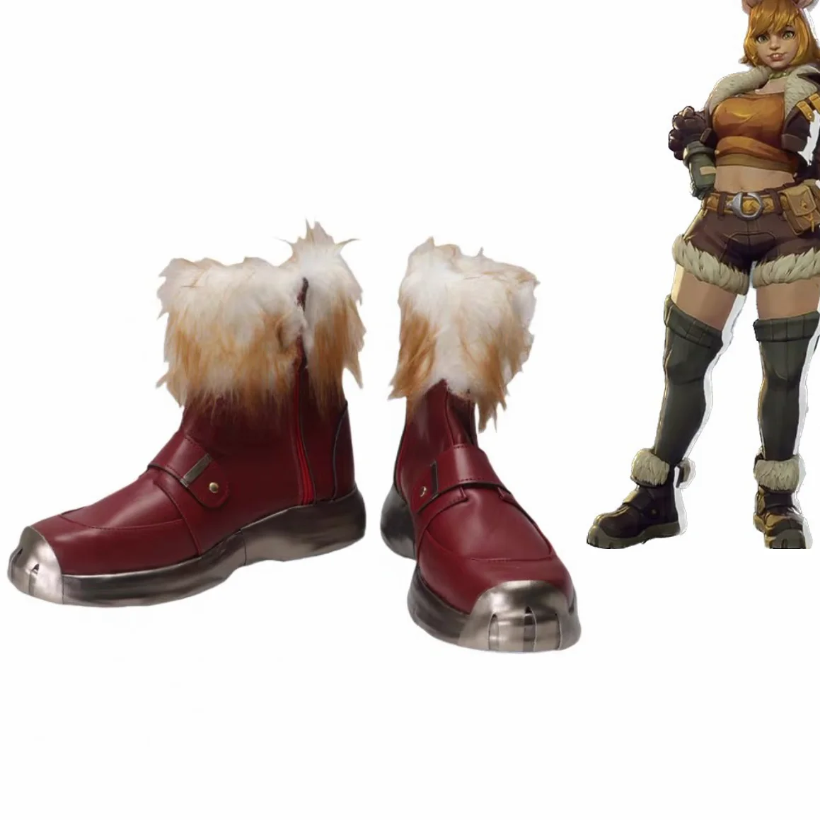 

Rivals Doreen, зеленая фантазийная обувь для косплея, маскировочная обувь для женщин и взрослых, карнавальная обувь на Хэллоуин