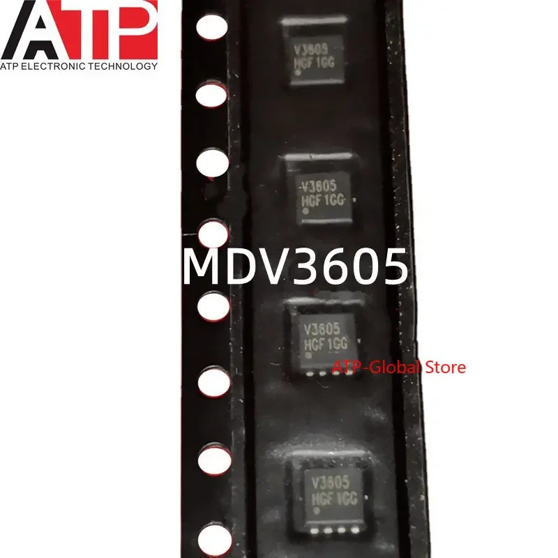 10 buah/lot MDV3605 V3605 Chip MOSFET QFN-8 Chip IC tersedia