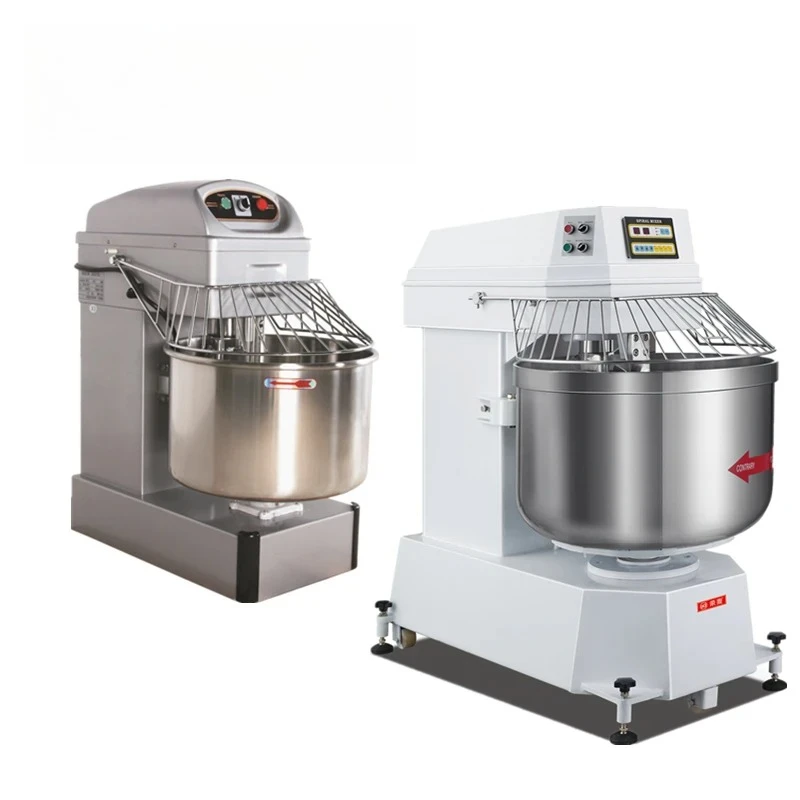 Food Mixer Commercial industrial noodle bread spiral dough mixer 50 100 kg  25kg 50kg 100kgflour mix machine for bakery
