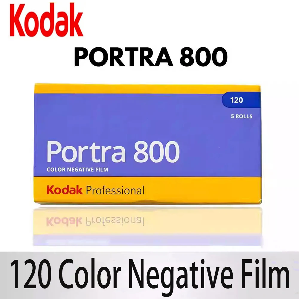 

Цветная пленка среднего формата 120 Kodak Portra 800, цветная негативная пленка 120, профессиональная высокоскоростная пленка для фотоаппаратов Holga 120
