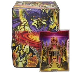 Yu-Gi-Oh Card Case El Dorado Adelantado Eldlich The Mad Golden Lord Diy Leather Action Toy Figures Game Collection Storage Box