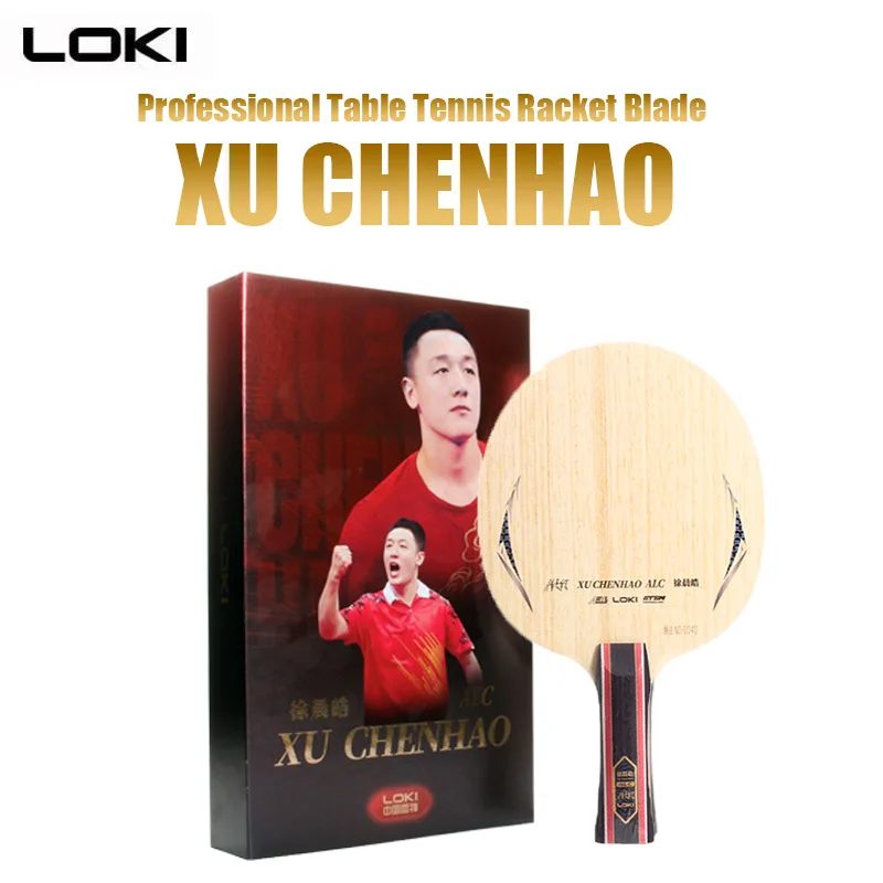 Original LOKI XU CHENHAO ALC Table Tennis Blade 5 Wood 2 Carbon Fiber Ping Pong Blade for Advanced Player Loop & Fast Attack