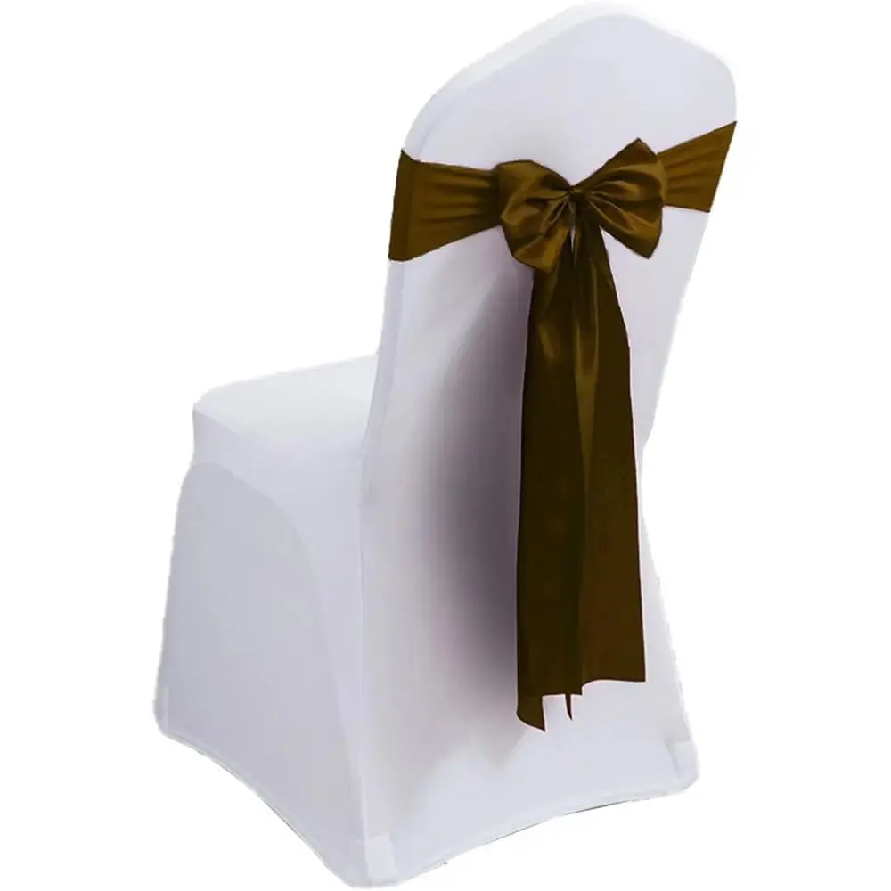

Pack o 100 Ribbons or Chairs Wedding Spx Chair Bands Satin Chair Sashes Chair Bows Stretch Chair Sashes or Wedding Party Events