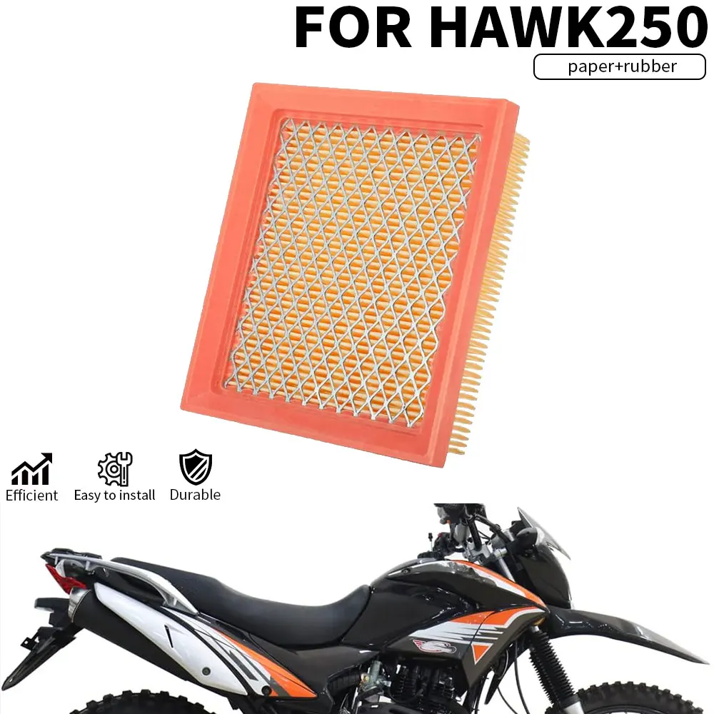 Luftfilter Reiniger Ansaugfilter Papier PP Für Hawk250 Moto Mini Straße Dirt Pit Bike Motocross Motorräder Zubehör Langlebig