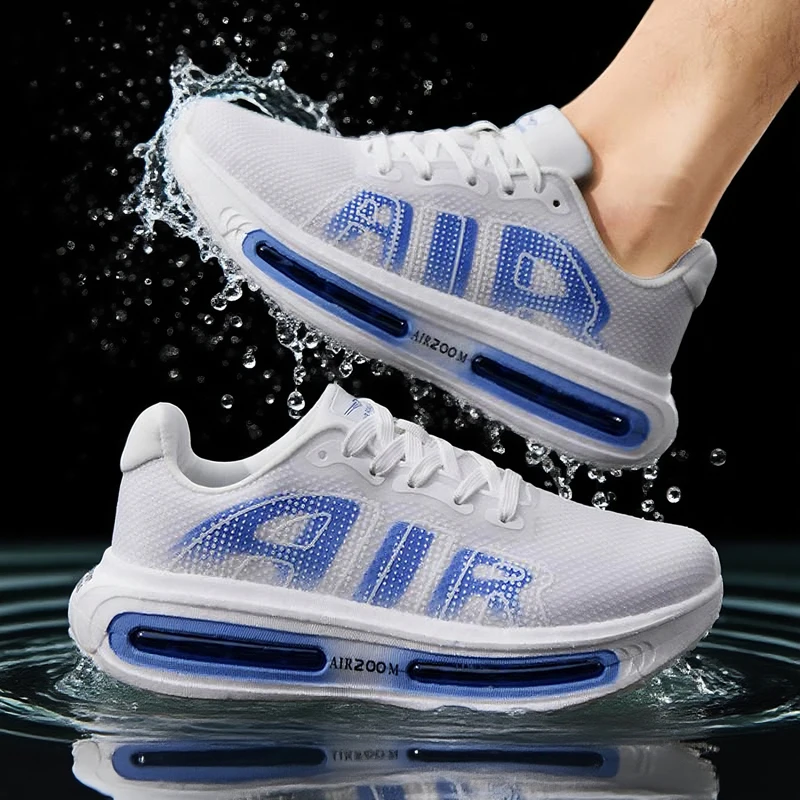 

Новые модные кроссовки для бега с воздушной подушкой Весна-Лето 2026: легкие, дышащие, сетчатые, повседневные спортивные туфли для пар