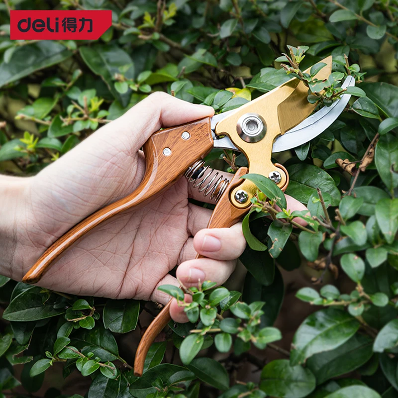 

Professional Garden Hand Tool Pruners with SK5 Steel Blades Pruning Shears Multi-functional Household Gardening Plant Scissors