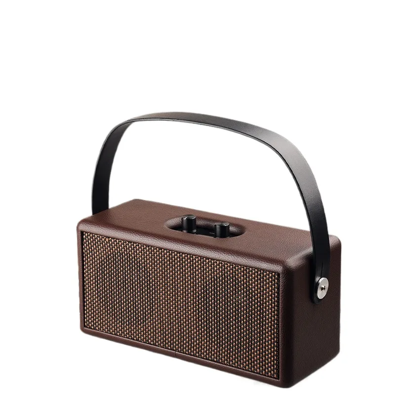 D30 Retro Dubbelhoorn Bluetooth Speaker Huishoudelijke Draagbare Draagbare Draagbare Speaker Nieuw