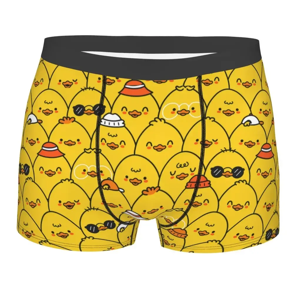 

Custom Rubber Duck Cute Pattern Boxers Shorts Men's Briefs Underwear Funny Underpants A Very Suitable Gift for Your Friend