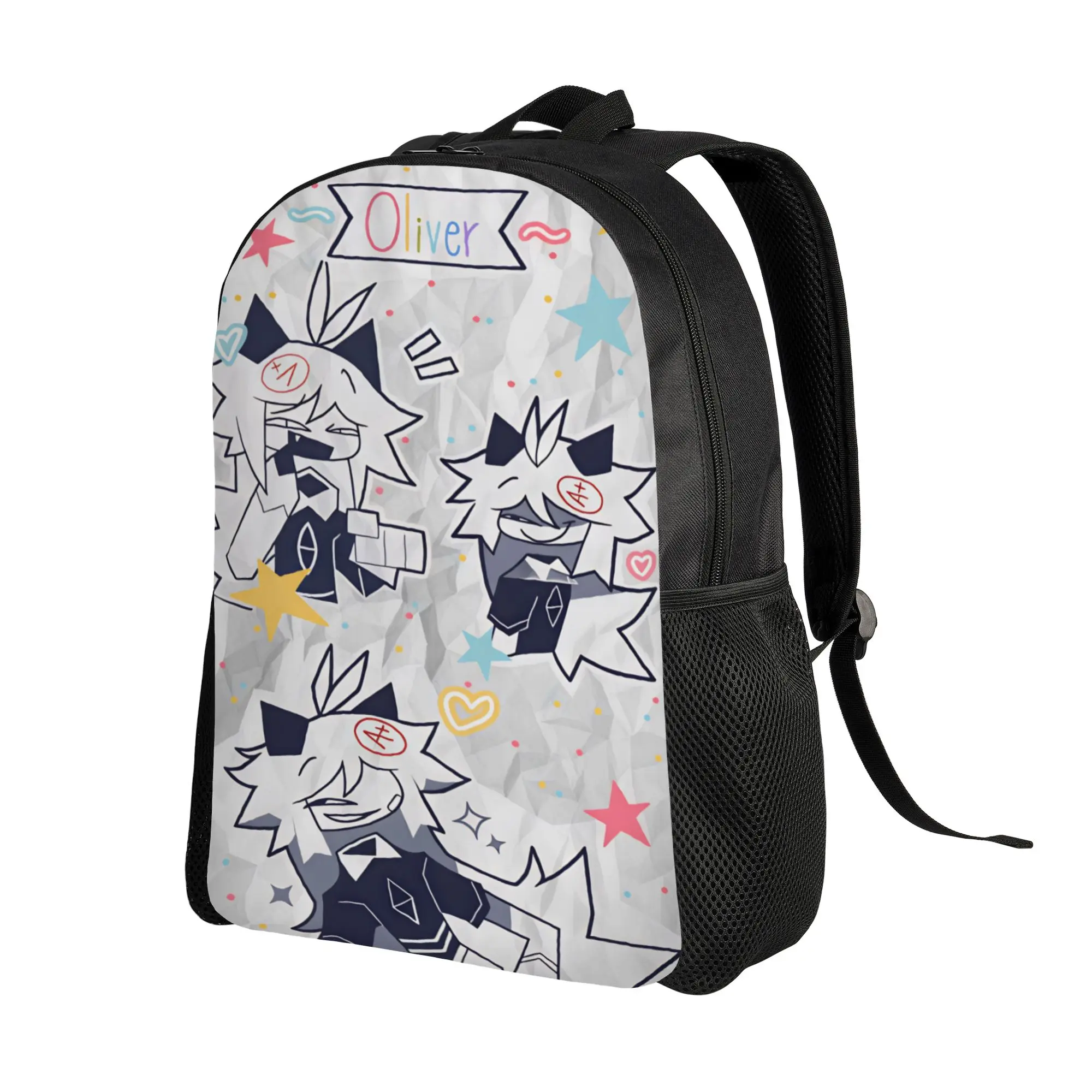 Fundamental Paper Education Backpack  Streetwear Backpacks Boy Daily Pattern High School Bags Design Rucksack