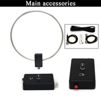 GA800 radio short-wave antenna Active circular antenna Small loop shortwave antenna 10KHz-159MHz HF