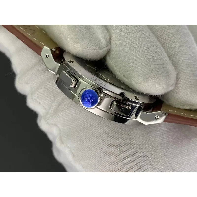 ستينغر مخصص باوهاوس دليل بسيط كرونوغراف فقاعة مرآة فينوس دليل آخر حركة خبز إبرة زرقاء