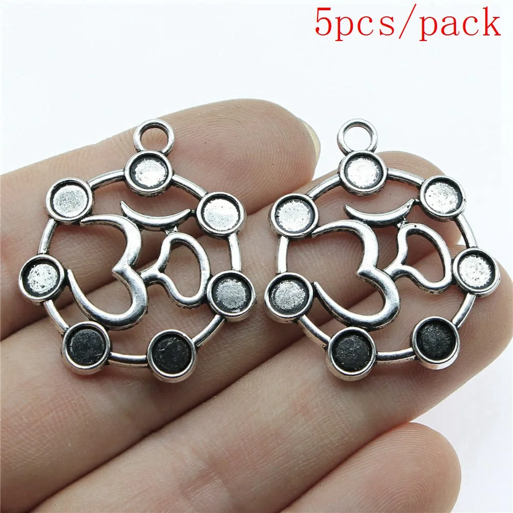 Bulk Charms For Jewelry Making Kit Pendant Diy Jewelry Accessories Lotus Om Charms