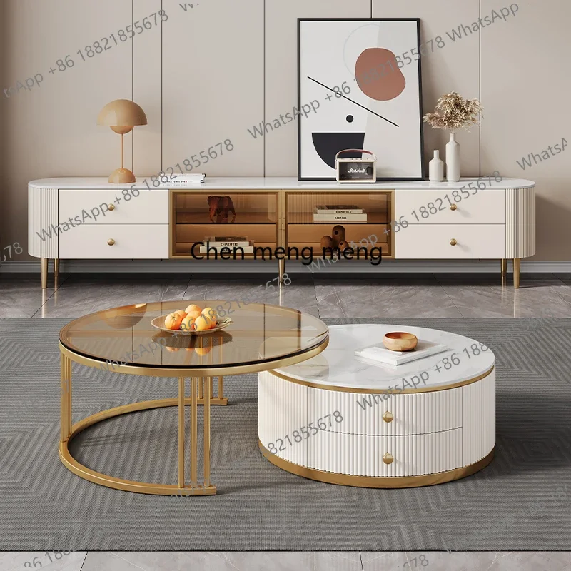 

New arrive Simple Modern TV Cabinet Italian Light Luxury Design Hallway Dollhouse Tv Table Universal Fireplace Monitor Muebles F